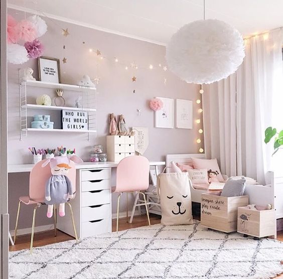 SHOP THE ROOM  Décoration chambre fille rose pastel ⋆ Club Mamans