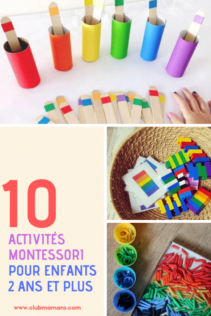 10 Activités Montessori 2 ans / 3 Ans Imane Magazine